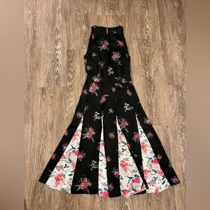 Ted Baker Black Floral Metropolis Dress (Brand New with Tags)